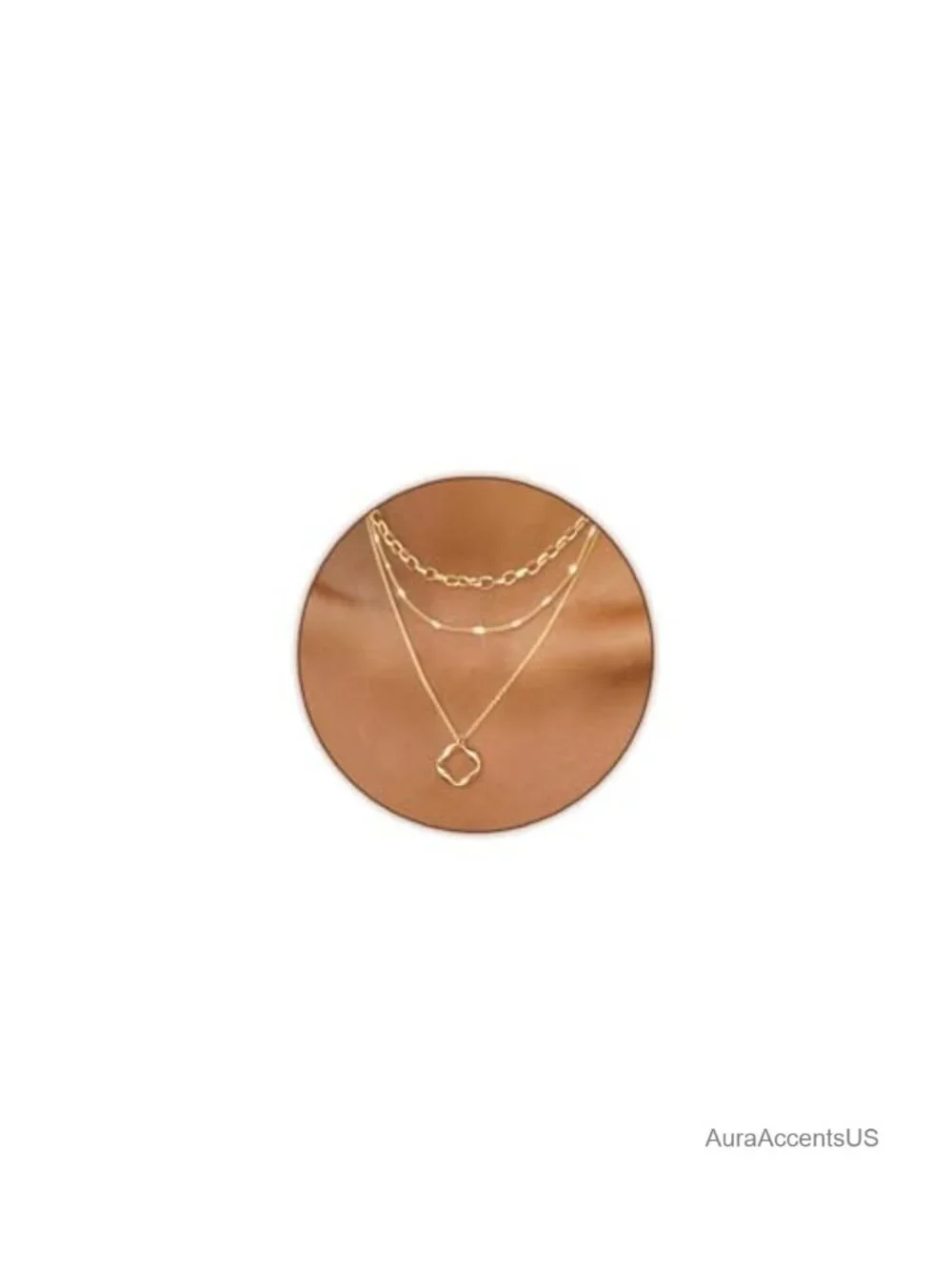 Gold Layered Necklaces for Women 14k Gold Plated Dainty Stackable Choker Set
